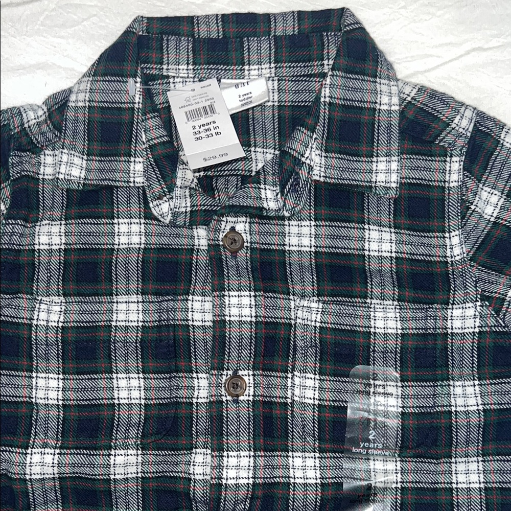 Baby GAP Toddler Flannel Shirt - Picture 3 of 3
